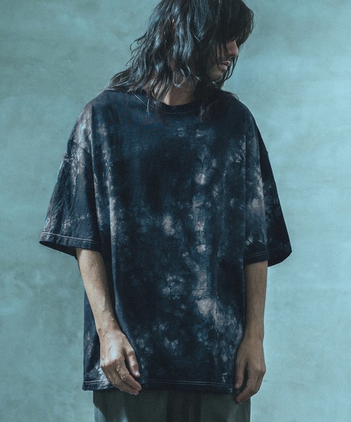 ACANTHUS(アカンサス)の「mt7633- ACANTHUS×ANGENEHM Tie Dye Big Tee (MADE IN JAPAN) Tシャツ(Tシャツ/カットソー・メンズ・マルチ/ブラック系その他・S/M/L)」の9枚目の写真