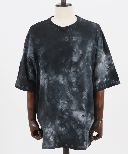ACANTHUS(アカンサス)の「mt7633- ACANTHUS×ANGENEHM Tie Dye Big Tee (MADE IN JAPAN) Tシャツ(Tシャツ/カットソー・メンズ・マルチ/ブラック系その他・S/M/L)」の4枚目の写真