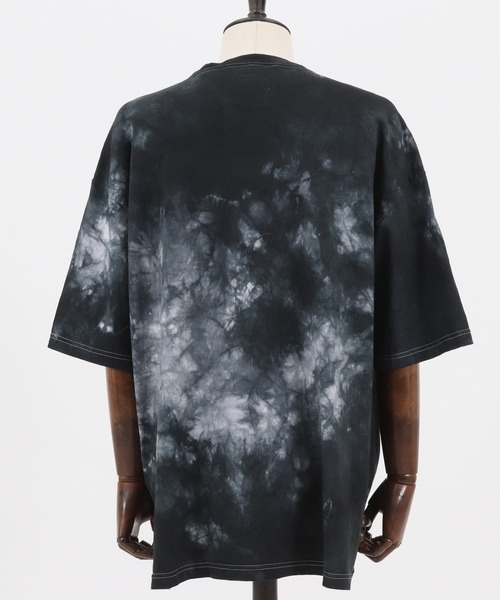 ACANTHUS(アカンサス)の「mt7633- ACANTHUS×ANGENEHM Tie Dye Big Tee (MADE IN JAPAN) Tシャツ(Tシャツ/カットソー・メンズ・マルチ/ブラック系その他・S/M/L)」の7枚目の写真