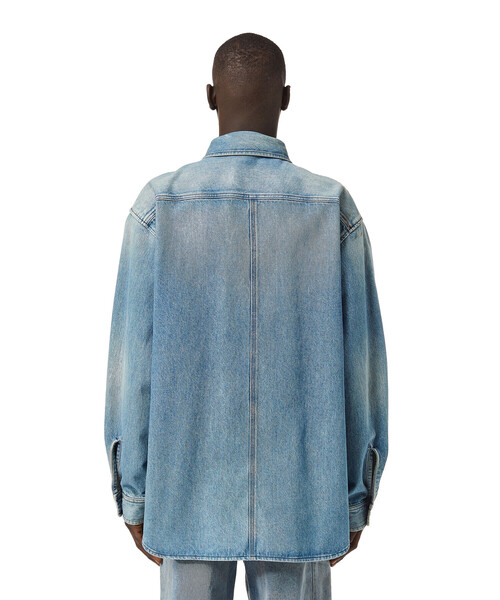DIESEL（ディーゼル）の「DIESEL SS22 メンズ シャツ デニムシャツ（シャツ/ブラウス・メンズ・インディゴブルー・LARGE/X-LARGE/SMALL/MEDIUM/XX-LARGE/X-SMALL）」の8枚目の写真