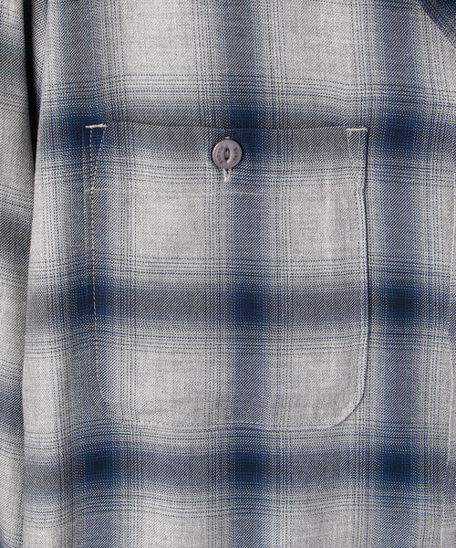 schott（ショット）の「Schott/ショット/RAYON OMBRE LS SHIRT