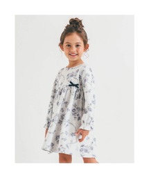 BeBe（ベベ）の「BeBe/デイジープリント胸下切り替えギャザーワンピース(90~140cm)（ワンピース）」