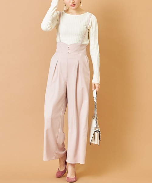 tocco closet(トッコ クローゼット)の「【限定】シンプルワイドリブニットプルオーバー(ニット/セーター・レディース・オフホワイト/サックスブルー/ピンク/ラベンダー・M)」の20枚目の写真