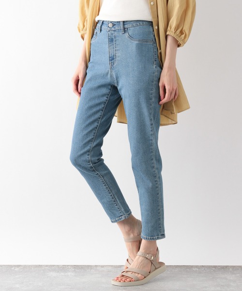 GLOBAL WORK（グローバルワーク）の「ウツクシデニムスリムパンツ/256481（デニムパンツ・レディース・ブラック/ネイビー/ブルー・SMALL/MEDIUM/LARGE/X-SMALL）」の3枚目の写真