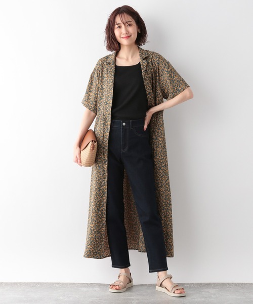 GLOBAL WORK（グローバルワーク）の「ウツクシデニムスリムパンツ/256481（デニムパンツ・レディース・ブラック/ネイビー/ブルー・SMALL/MEDIUM/LARGE/X-SMALL）」の8枚目の写真