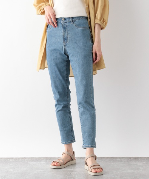 GLOBAL WORK（グローバルワーク）の「ウツクシデニムスリムパンツ/256481（デニムパンツ・レディース・ブラック/ネイビー/ブルー・SMALL/MEDIUM/LARGE/X-SMALL）」の15枚目の写真