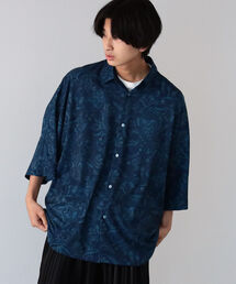 BeAMS DOT | 【FINE BOYS6月号掲載】【WEB限定】BeAMS DOT / ドルマンスリーブ 総柄シャツ(シャツ/ブラウス)