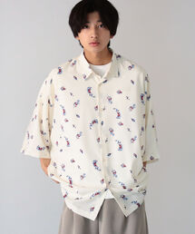 BeAMS DOT | 【WEB限定】BeAMS DOT / ドルマンスリーブ 総柄シャツ(シャツ/ブラウス)