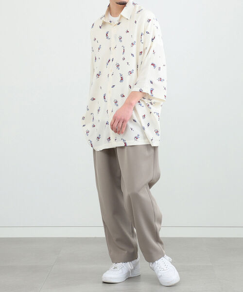 BeAMS DOT（ビームスドット）の「【WEB限定】BeAMS DOT / ドルマンスリーブ 総柄シャツ（シャツ/ブラウス・メンズ・ネイビー/オフホワイト/グリーン系その他4・LARGE/MEDIUM）」の15枚目の写真