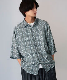 BeAMS DOT | 【WEB限定】BeAMS DOT / ドルマンスリーブ 総柄シャツ(シャツ/ブラウス)