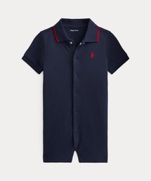POLO RALPH LAUREN CHILDRENSWEAR | ソフト コットン ポロ ショートオール(ロンパース)