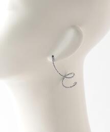 < SASKIA DIEZ＞Steven Alan ハート　ピアス Saskia Diez(サスキアディッツ)】 LS LINKED HEARTS EARRING