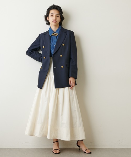Whim Gazette（ウィムガゼット）の「ボリュームスカート（スカート・レディース・ブラック/オフホワイト・38/36）」の9枚目の写真