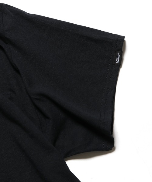 VANS（バンズ）の「VANS/ヴァンズ Handcrafted in America S/S T-Shirts 半袖バックロゴＴシャツ（Tシャツ/カットソー・メンズ・ブラック/ホワイト×レッド/ホワイト×ブラック・S/M/L）」の5枚目の写真