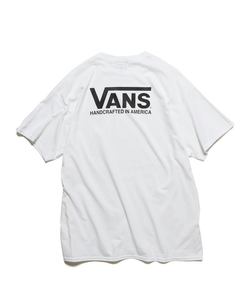 VANS（バンズ）の「VANS/ヴァンズ Handcrafted in America S/S T-Shirts 半袖バックロゴＴシャツ（Tシャツ/カットソー・メンズ・ブラック/ホワイト×レッド/ホワイト×ブラック・S/M/L）」の15枚目の写真