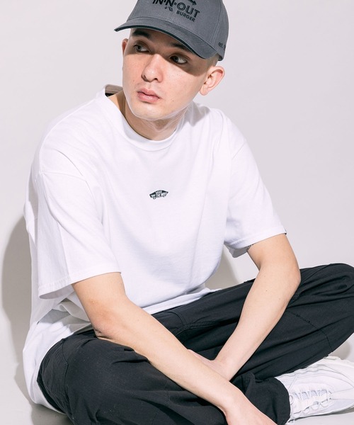 VANS（バンズ）の「VANS/ヴァンズ Handcrafted in America S/S T-Shirts 半袖バックロゴＴシャツ（Tシャツ/カットソー・メンズ・ブラック/ホワイト×レッド/ホワイト×ブラック・S/M/L）」の20枚目の写真