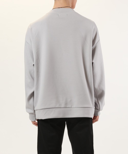 TopIsm（トップイズム）の「【2023】ダンボールニット オーバーサイズ　クルーネック スウェット（スウェット・メンズ・ブラック/グレー/オフホワイト/サックスブルー/グリーン/グレイッシュベージュ・M/L）」の9枚目の写真