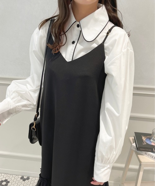 apres jour（アプレジュール）の「パイピングブラウス【ZOZOTOWN限定アイテム】（シャツ/ブラウス・レディース・オフホワイト・フリー/X-LARGE）」の11枚目の写真