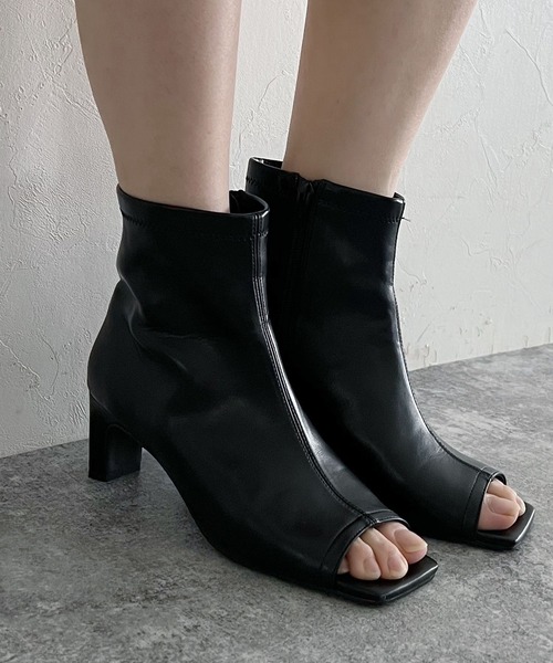 mysty woman（ミスティウーマン）の「オプントゥブーツ 268247（ブーツ・レディース・ブラック/アイボリー・MEDIUM/LARGE）」の17枚目の写真