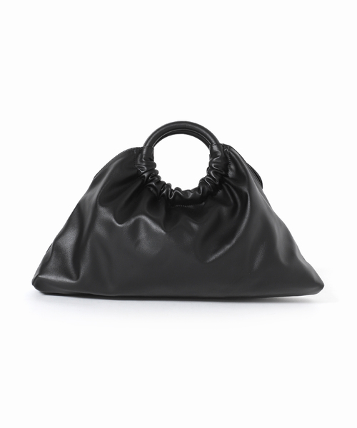 Simplicite（サンプリシテ）の「ギャザートラペーズバッグ◆（ハンドバッグ・レディース・ホワイト/ブラック/グリーン・FREE）」の14枚目の写真