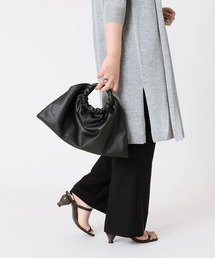 Simplicite | ギャザートラペーズバッグ◆(ハンドバッグ)