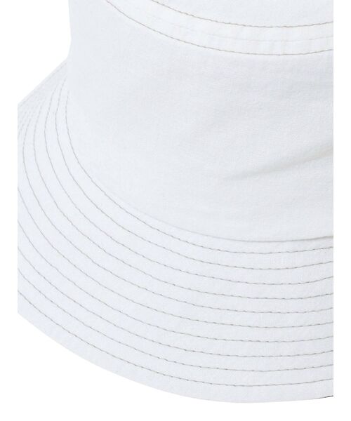 Ungrid（アングリッド）の「配色ステッチバケットハット（ハット・レディース・ブラック/ベージュ/オフホワイト・FREE）」の5枚目の写真