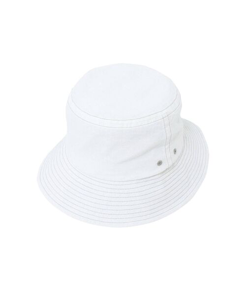 Ungrid（アングリッド）の「配色ステッチバケットハット（ハット・レディース・ブラック/ベージュ/オフホワイト・FREE）」の8枚目の写真