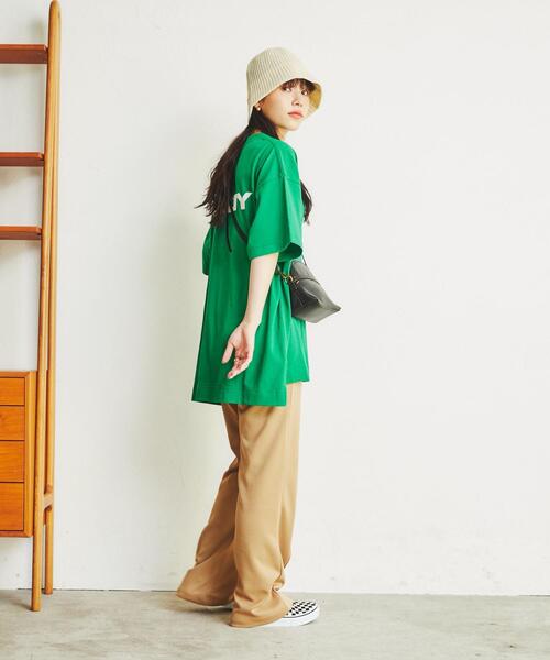 KELTY（ケルティ）の「KELTY（ケルティ）別注ロゴTシャツ#（WEB限定カラー）（Tシャツ/カットソー・レディース・レッド/ブラック/ベージュ/ホワイト/ダークグレー/ネイビー/ケリー/ナチュラル・M/L）」の11枚目の写真