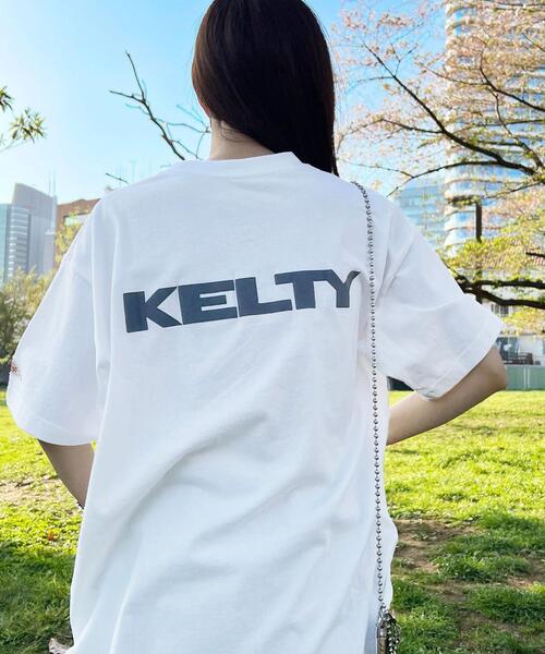 KELTY（ケルティ）の「KELTY（ケルティ）別注ロゴTシャツ#（WEB限定カラー）（Tシャツ/カットソー・レディース・レッド/ブラック/ベージュ/ホワイト/ダークグレー/ネイビー/ケリー/ナチュラル・M/L）」の22枚目の写真