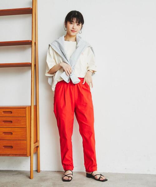 KELTY（ケルティ）の「KELTY（ケルティ）別注ロゴTシャツ#（WEB限定カラー）（Tシャツ/カットソー・レディース・レッド/ブラック/ベージュ/ホワイト/ダークグレー/ネイビー/ケリー/ナチュラル・M/L）」の12枚目の写真