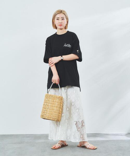 KELTY（ケルティ）の「KELTY（ケルティ）別注ロゴTシャツ#（WEB限定カラー）（Tシャツ/カットソー・レディース・レッド/ブラック/ベージュ/ホワイト/ダークグレー/ネイビー/ケリー/ナチュラル・M/L）」の14枚目の写真