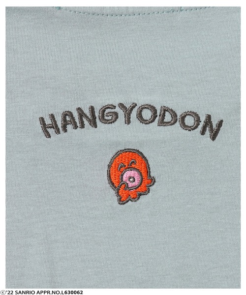 Mac-House(マックハウス)の「サンリオ左胸ワンポイント刺繍Tシャツ(Tシャツ/カットソー・レディース・ホワイト/サックスブルー/ピンク/イエロー/グリーン/オートミール・フリー)」の17枚目の写真