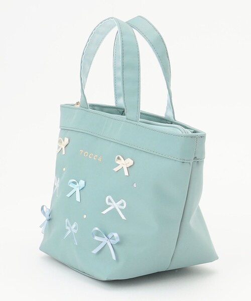 TOCCA BAMBINI（トッカバンビーニ）の「RIBBON TOTE S トートバッグ S（トートバッグ・キッズ・スカイブルー系/ネイビー系/ローズ系・F）」の10枚目の写真