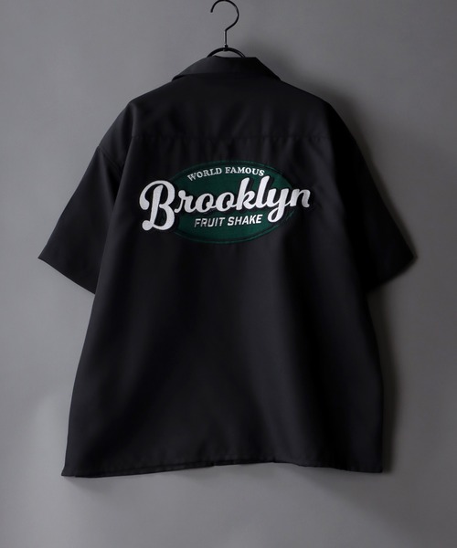 SITRY(シトリー)の「Back stitch Regular collar shirt/バックステッチ レギュラーカラー 半袖シャツ(シャツ/ブラウス・メンズ・ホワイト/ブラック系その他6/ブラック系その他4/ブラック系その他5/ブラック系その他2/ブラック系その他3/ホワイト系その他2/ベージュ系その他/グリーン系その他/ホワイト系その他/ブラック系その他/グリーン/ベージュ/ブラック・LL/M/L)」の9枚目の写真