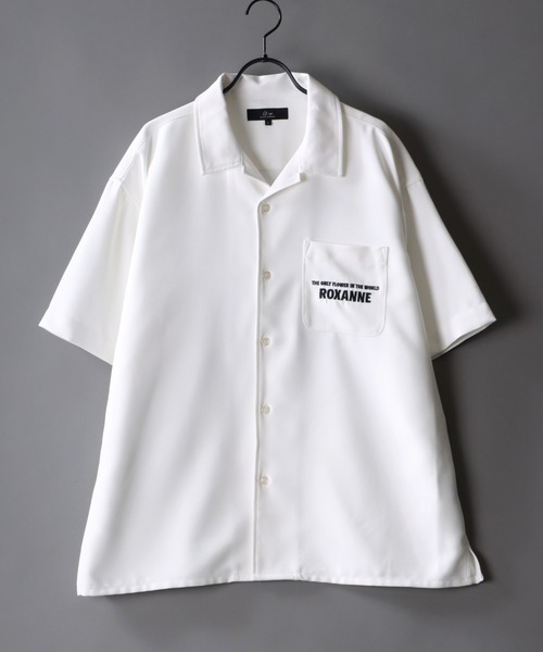 crewre バックステッチレギュラーシャツ white-khaki size1 crewre online shop / バックステッチレギュラーシャツ