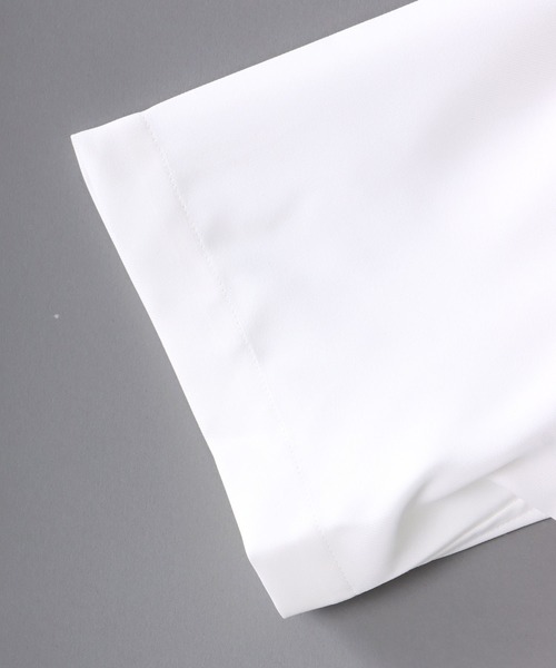 SITRY(シトリー)の「Back stitch Regular collar shirt/バックステッチ レギュラーカラー 半袖シャツ(シャツ/ブラウス・メンズ・ホワイト/ブラック系その他6/ブラック系その他4/ブラック系その他5/ブラック系その他2/ブラック系その他3/ホワイト系その他2/ベージュ系その他/グリーン系その他/ホワイト系その他/ブラック系その他/グリーン/ベージュ/ブラック・LL/M/L)」の22枚目の写真