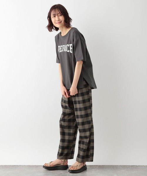 GLOBAL WORK（グローバルワーク）の「ブロックチェックイージーパンツ/274380（その他パンツ・レディース・ブラック/カーキ・MEDIUM/LARGE）」の13枚目の写真