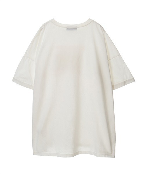 Candy Stripper（キャンディストリッパー）の「WILL BE ALL RIGHT BIG BIG Tシャツ（Tシャツ/カットソー・レディース・オフホワイト/ライトブルー/ブラック・2）」の10枚目の写真