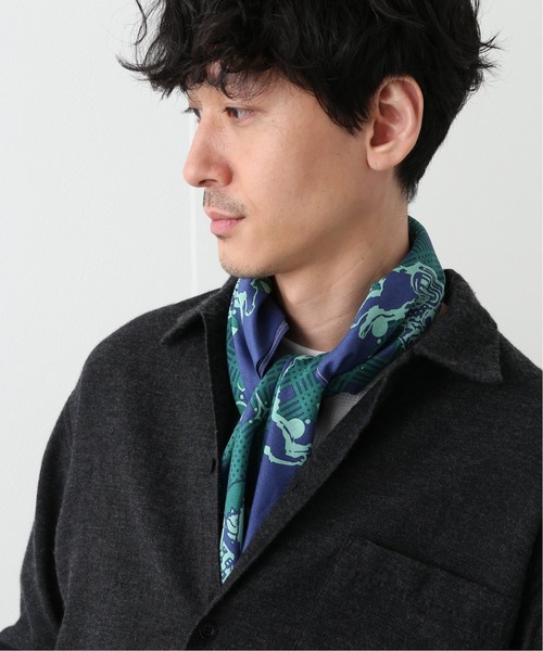 JOINT WORKS(ジョイントワークス)の「【One Ear Brand / ワンイヤーブランド】 Purrfect Space(ストール/ショール・メンズ・ネイビー・FREE)」の6枚目の写真