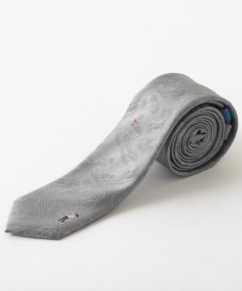 セール】ゴルフデザインナロータイ 刺繍ネクタイ 洗えるイージーケア