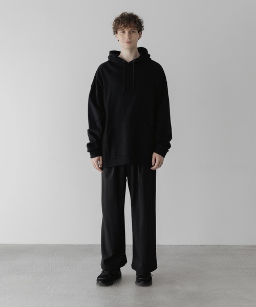 remer（リメール）の「loose basic over parker / ルーズベーシックオーバーパーカー（パーカー・メンズ・グレー/ブルーグレー/ブラック/モカ・SMALL/MEDIUM/LARGE）」の7枚目の写真