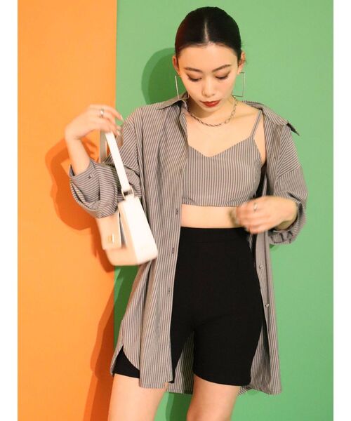 EVRIS（エヴリス）の「ビスチェセットワンピース（ワンピース・レディース・ブラック/パープル・FREE）」の14枚目の写真