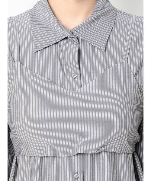 EVRIS（エヴリス）の「ビスチェセットワンピース（ワンピース・レディース・ブラック/パープル・FREE）」の19枚目の写真