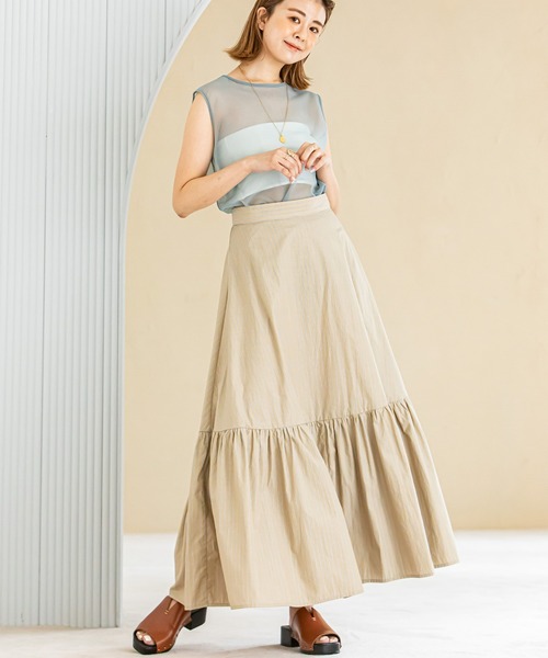 U by SPICK&SPAN(ユーバイスピックアンドスパン)の「【ENESS/エネス】 フロントカッティングレザーサボサンダル(サンダル・レディース・ブラウン・37/38/36)」の20枚目の写真