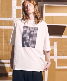 MAISON SPECIAL | 《ユニセックスアイテム》アブストラクトハンドプリントオーバーサイズステッチクルーネックTシャツ【MAISON SPECIAL/メゾンスペシャル】(Tシャツ/カットソー)