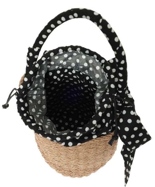 fifth（フィフス）の「ドットカゴバッグ（かごバッグ・レディース・ホワイト/ブラック・FREE）」の14枚目の写真