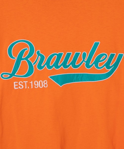 WEGO（ウィゴー）の「WEGO/【2点セット】アクセ付きカレッジ半袖Tシャツ（Tシャツ/カットソー・メンズ・オレンジ/ダークグリーン/ホワイト/ブラック・MEDIUM/LARGE）」の21枚目の写真