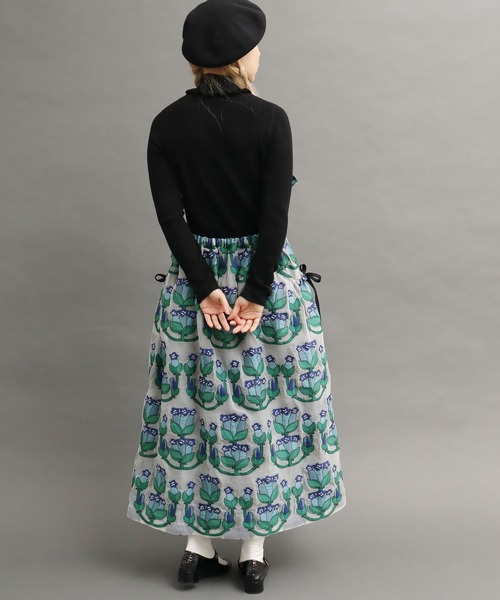 peu pres(プープレ)の「リンドウJQ SK(スカート・レディース・レッド/ブルー・FREE)」の19枚目の写真