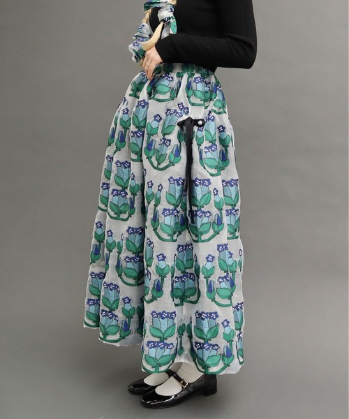 peu pres(プープレ)の「リンドウJQ SK(スカート・レディース・レッド/ブルー・FREE)」の10枚目の写真