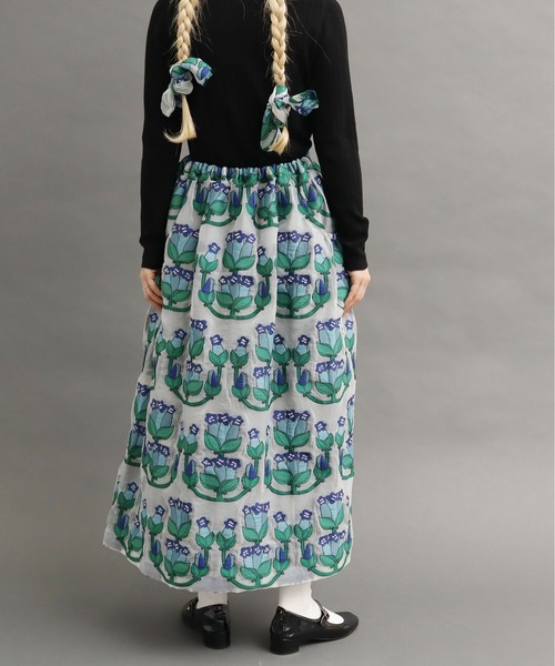 peu pres(プープレ)の「リンドウJQ SK(スカート・レディース・レッド/ブルー・FREE)」の12枚目の写真